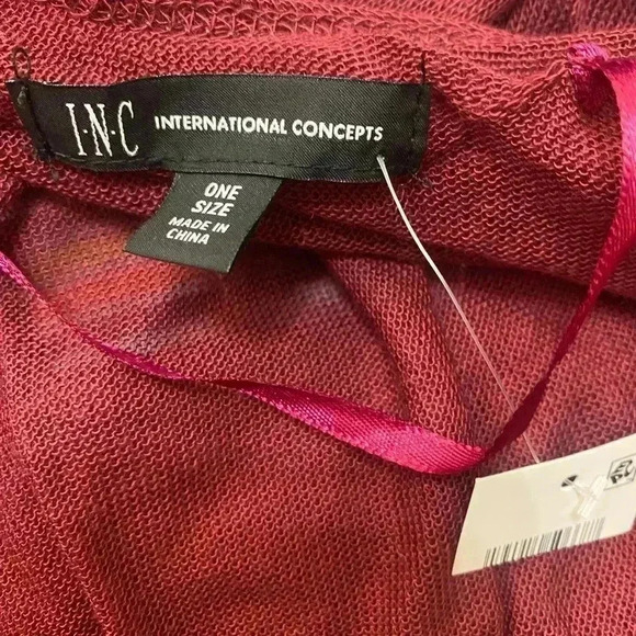 INC Rose or Brown Colored Kimono One Size NWT - Picture 7 of 12